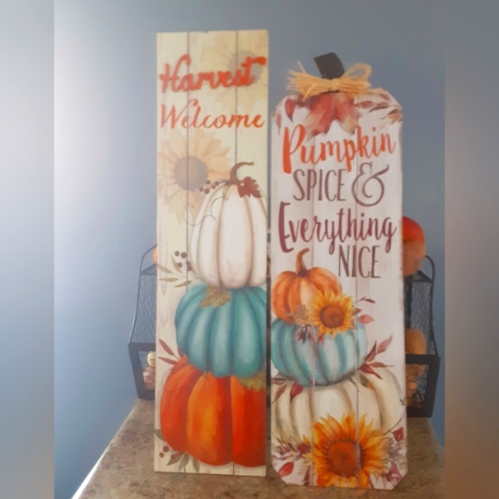 Fall Autumn Seasonal Standing Floor Signs